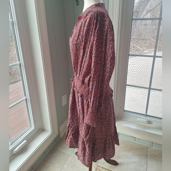 Rebecca Minkoff Chloe Floral Smocked Dress - Picture 2 of 7